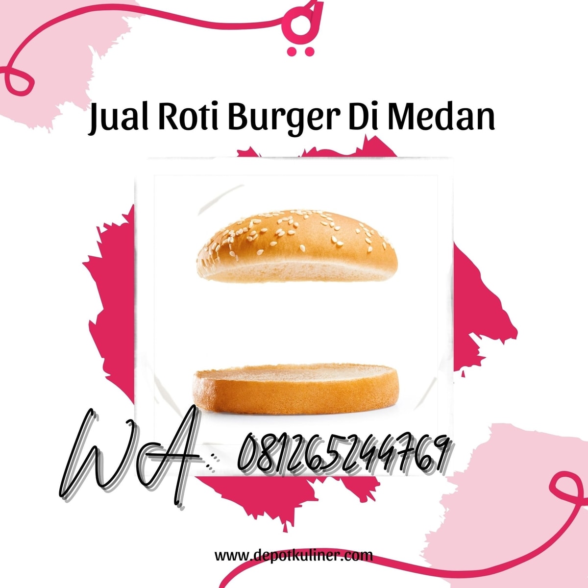 Jual Roti Burger Di Medan HARGA GROSIR, 081265244769