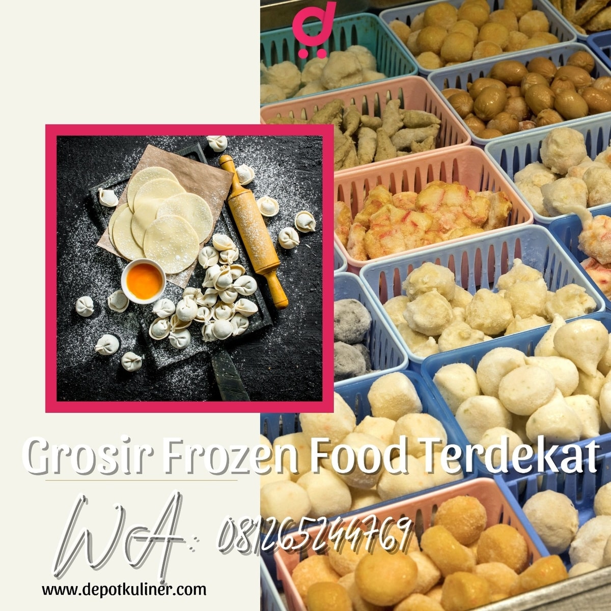 Grosir Frozen Food Terdekat HARGA BERSAHABAT, Hub: 0812-6524-4769