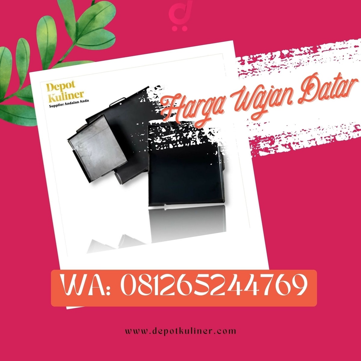 DISKON LANGSUNG, 0812.6524.4769 Harga Wajan Datar