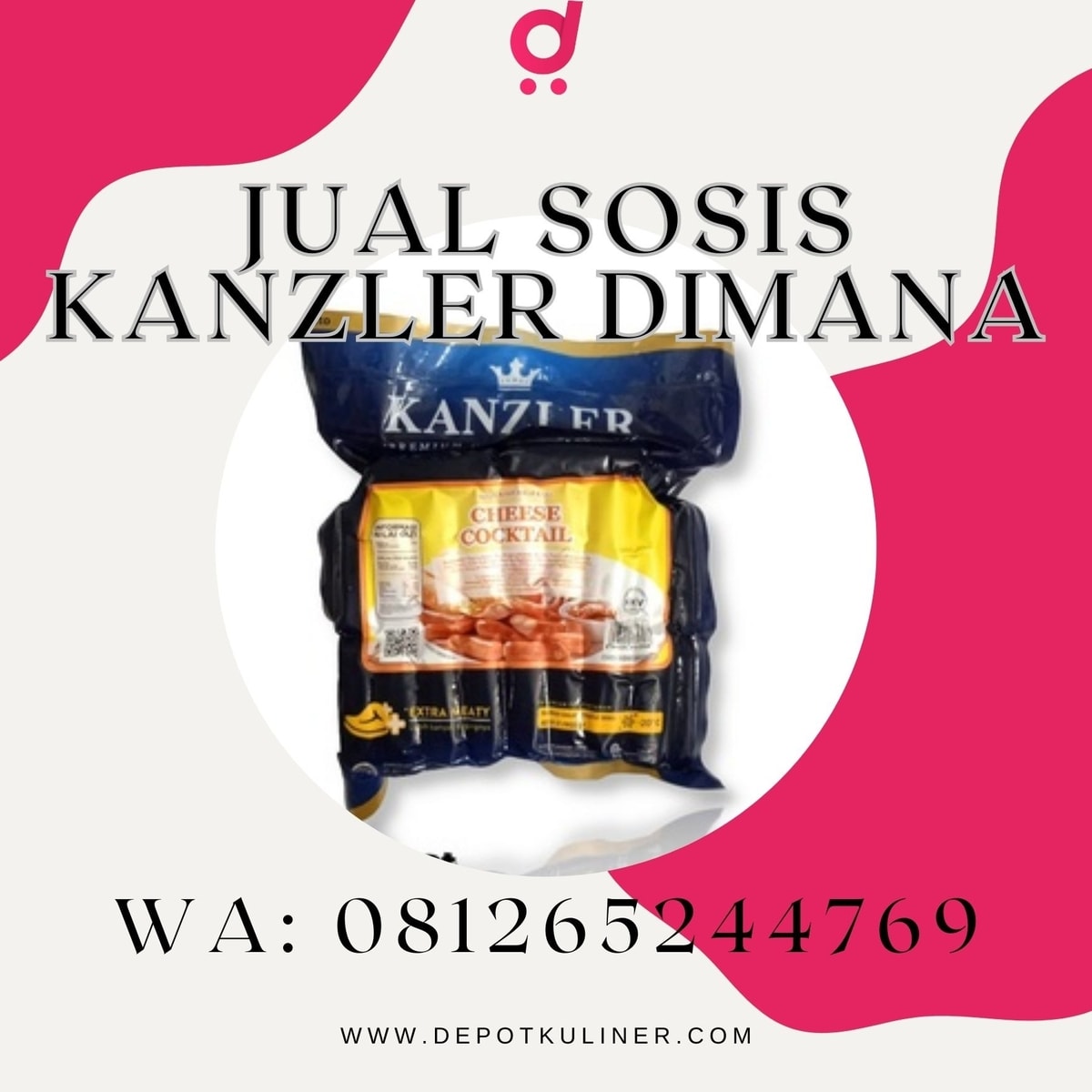 HARGA TERBAIK, Tlp 0812-6524-4769 Jual Sosis Kanzler Dimana