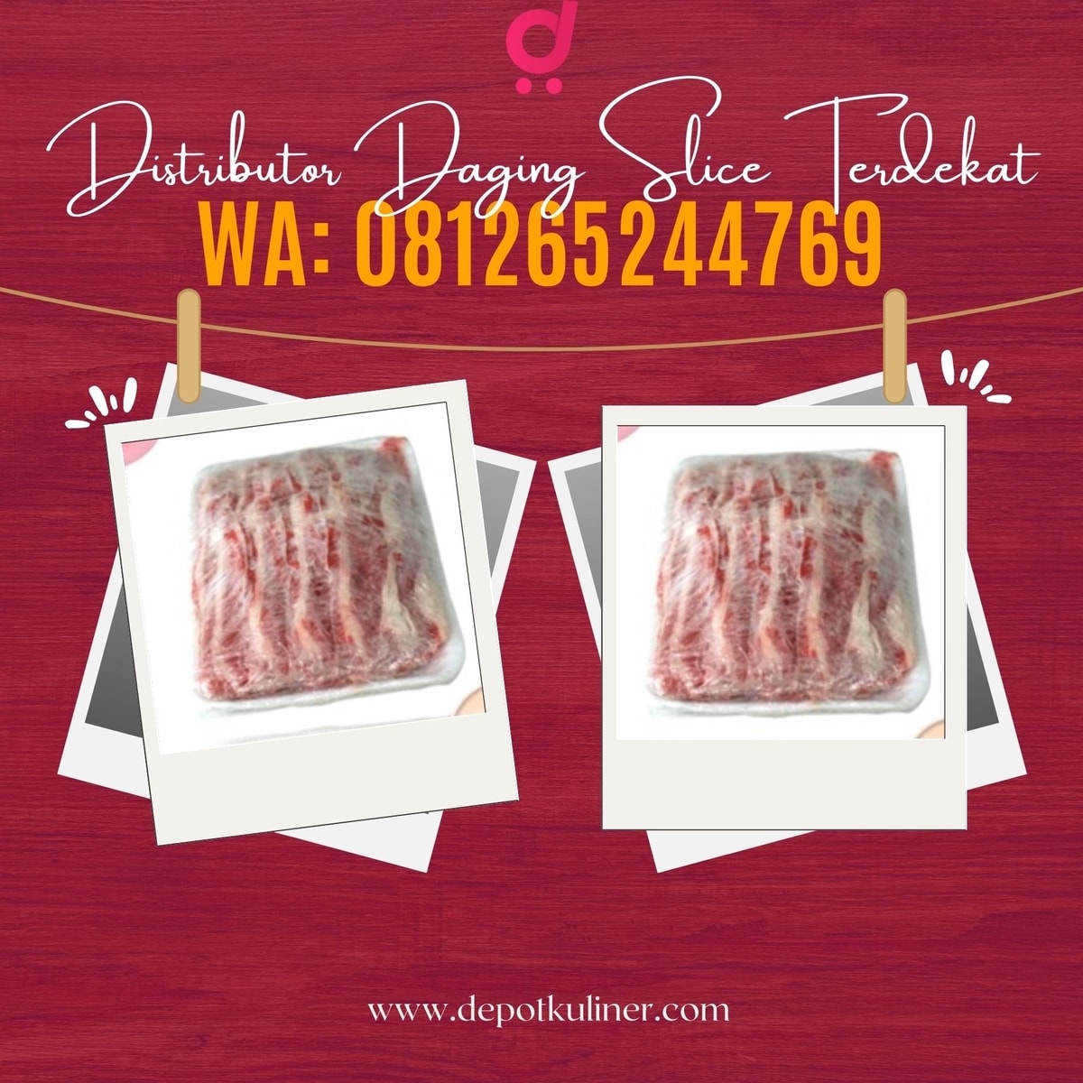 Distributor Daging Slice Terdekat LARIS MANIS, 081265244769