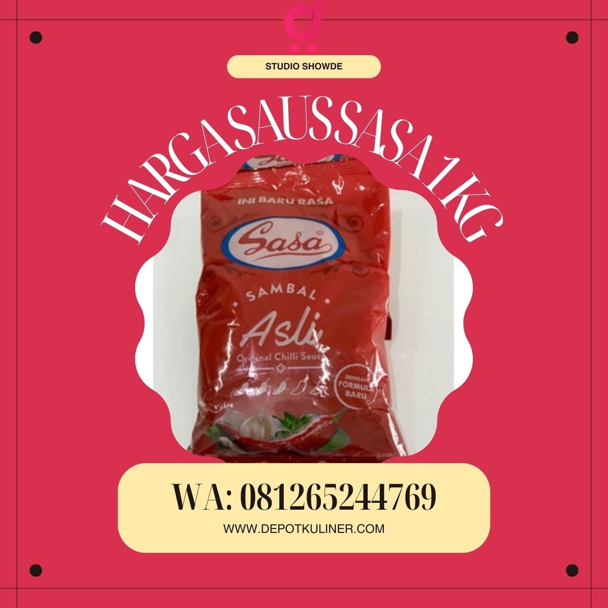 HARGA SPESIAL, 0812.6524.4769 Harga Saus Sasa 1 Kg