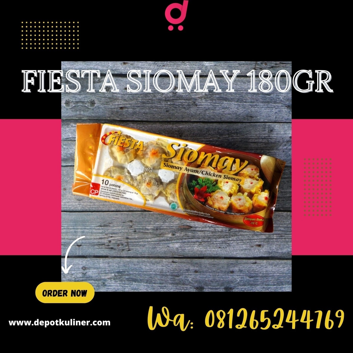 Fiesta Siomay 180gr HARGA DISKON, (0812-6524-4769)