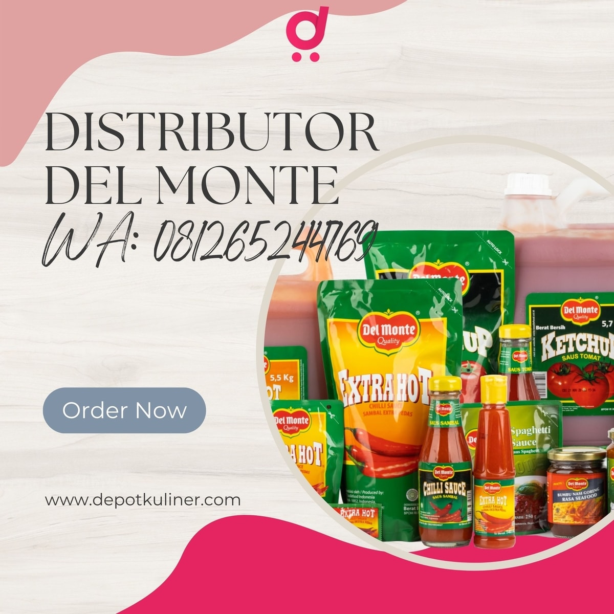 HARGA BERSAHABAT, (0812.6524.4769) Distributor Del Monte