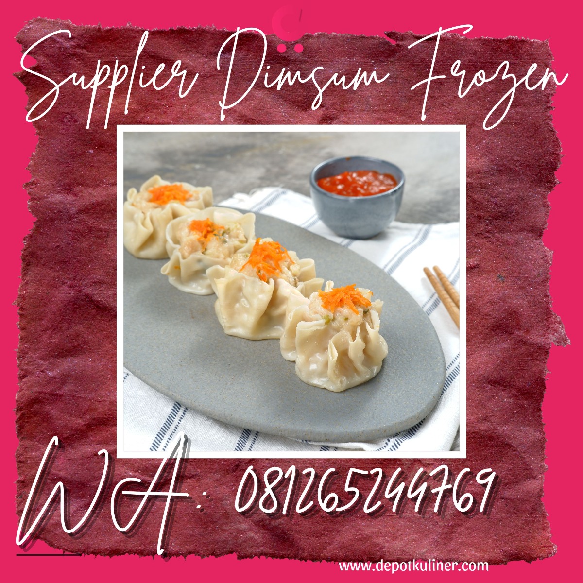 GROSIR LANGSUNG, 0812-6524-4769 Dimsum Murah Di Medan