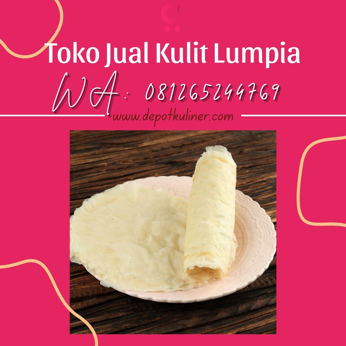 Toko Jual Kulit Lumpia HARGA GROSIR, WA 0812-6524-4769