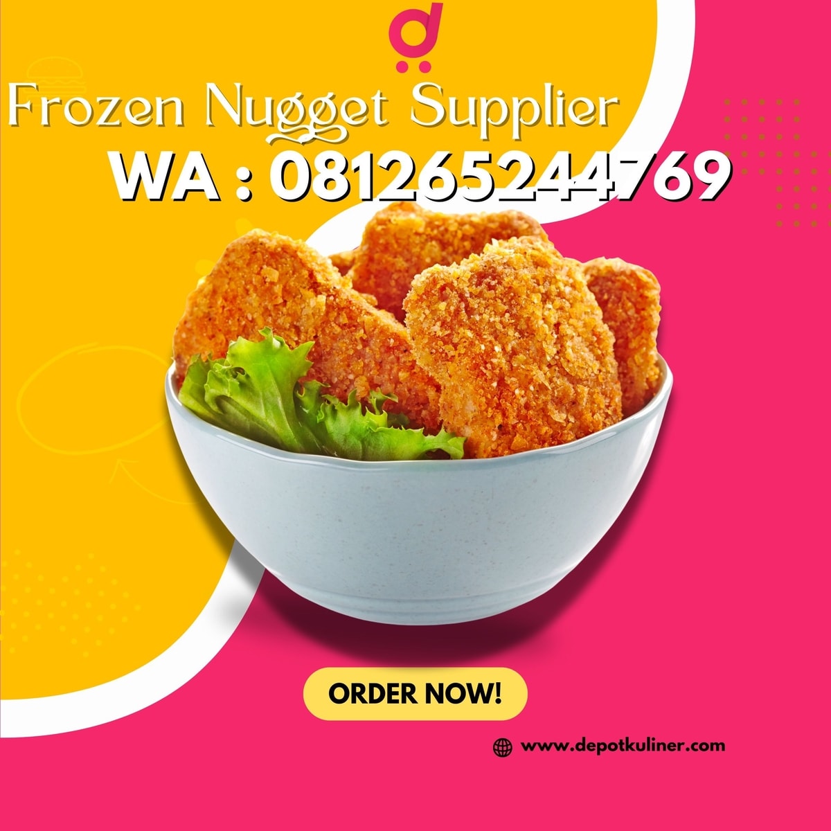 HARGA GROSIR, 0812-6524-4769 Frozen Nugget Supplier