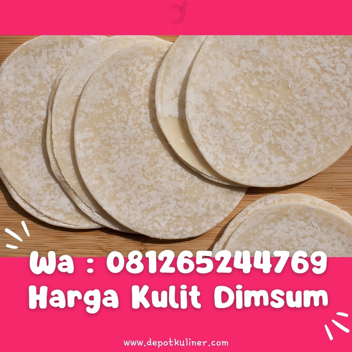 Harga Kulit Dimsum, HARGA DISTRIBUTOR, 081265244769