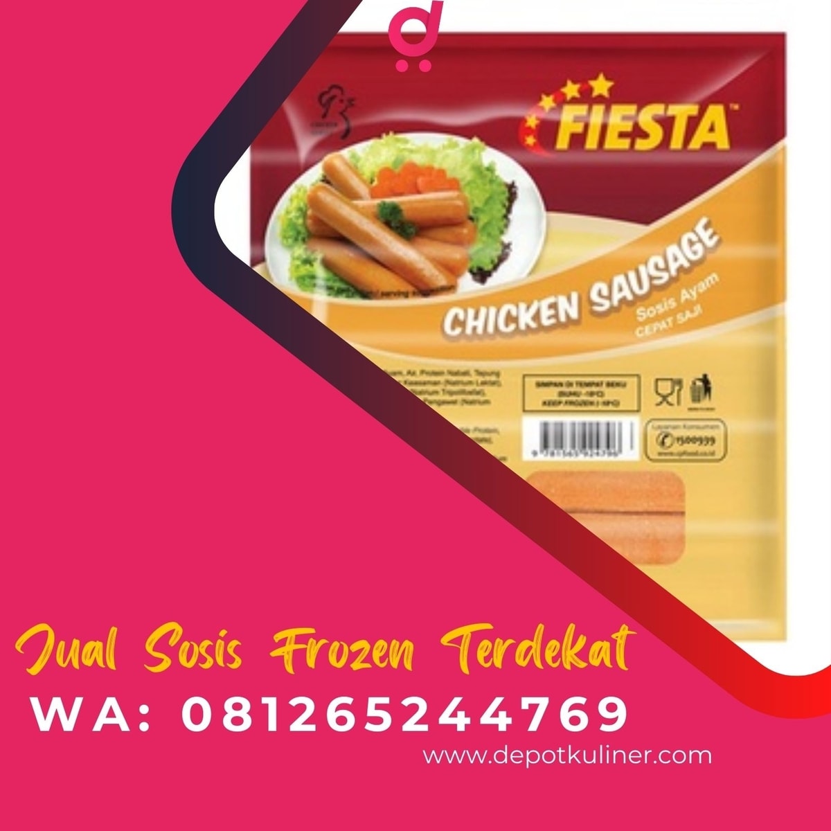 GROSIR LANGSUNG, Tlp 0812-6524-4769 Jual Sosis Frozen Terdekat