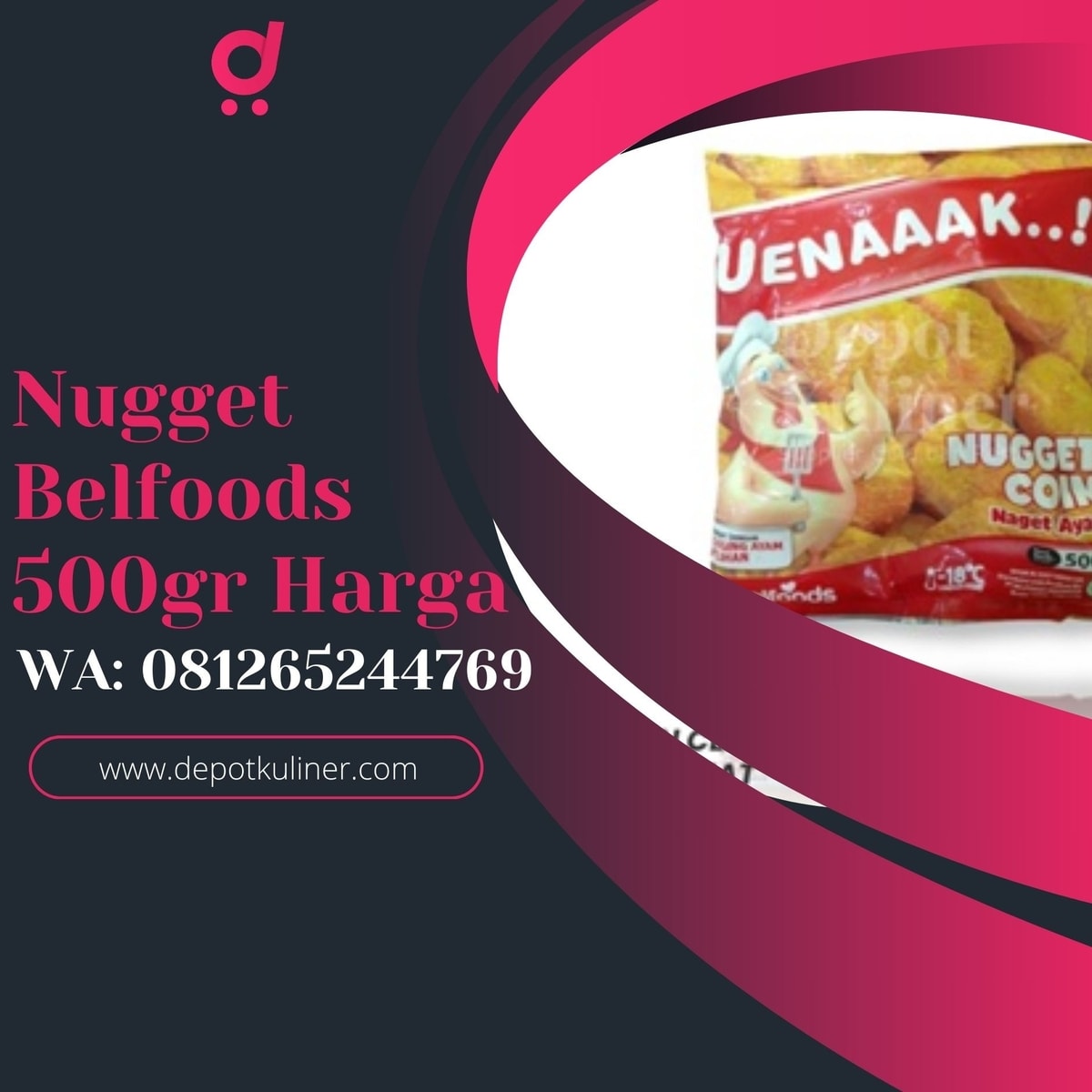 HARGA GROSIR, Tlp 0812-6524-4769 Nugget Belfoods 500gr Harga