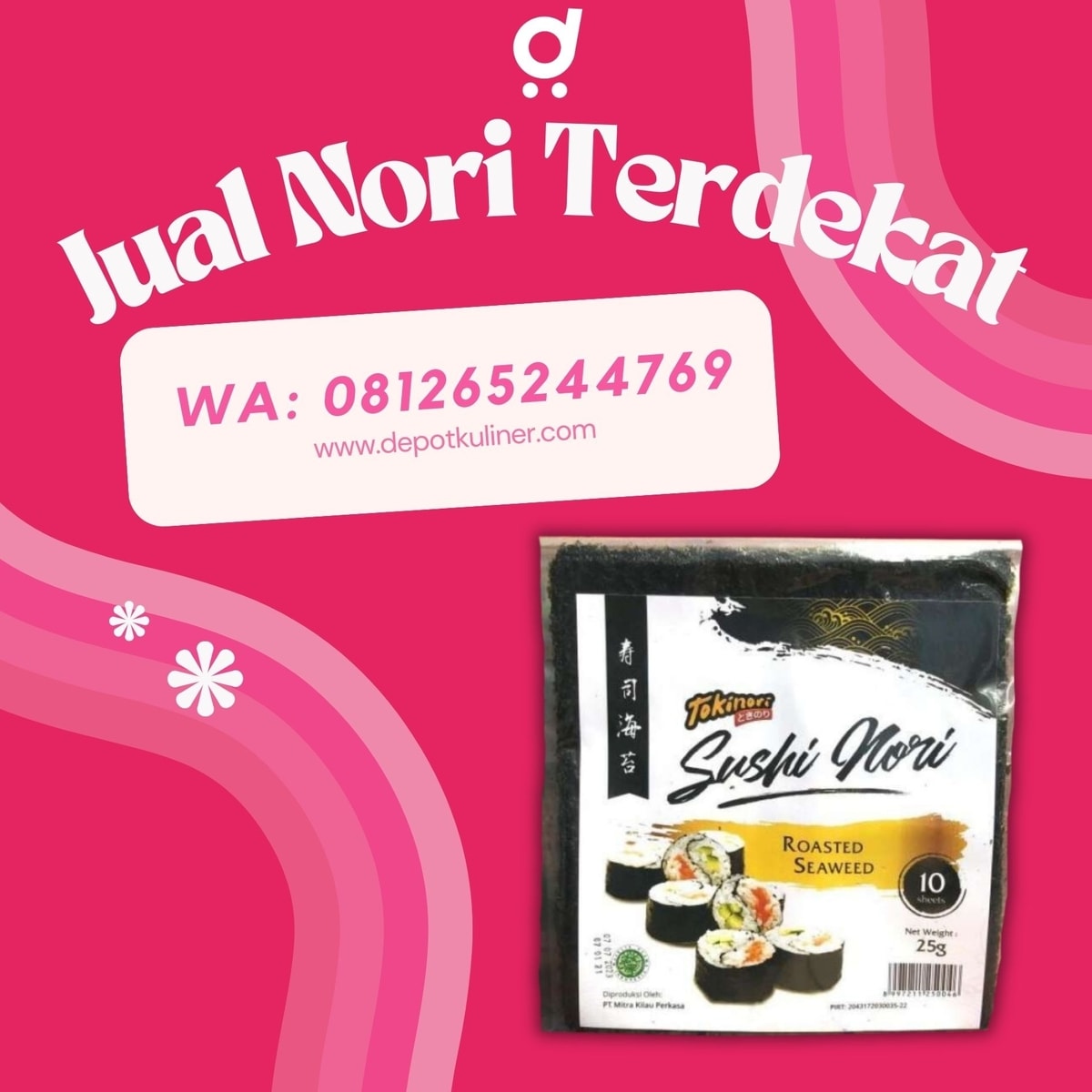 PALING LARIS, (0812.6524.4769) Jual Nori Terdekat