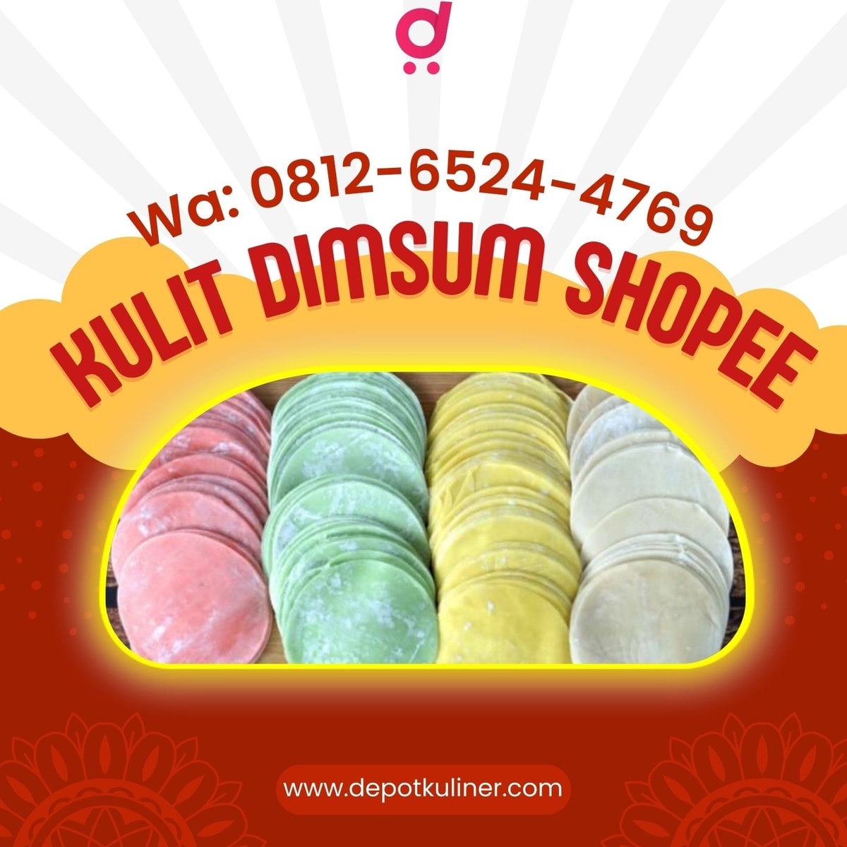 TERMURAH, Tlp 0812-6524-4769 Kulit Dimsum Shopee