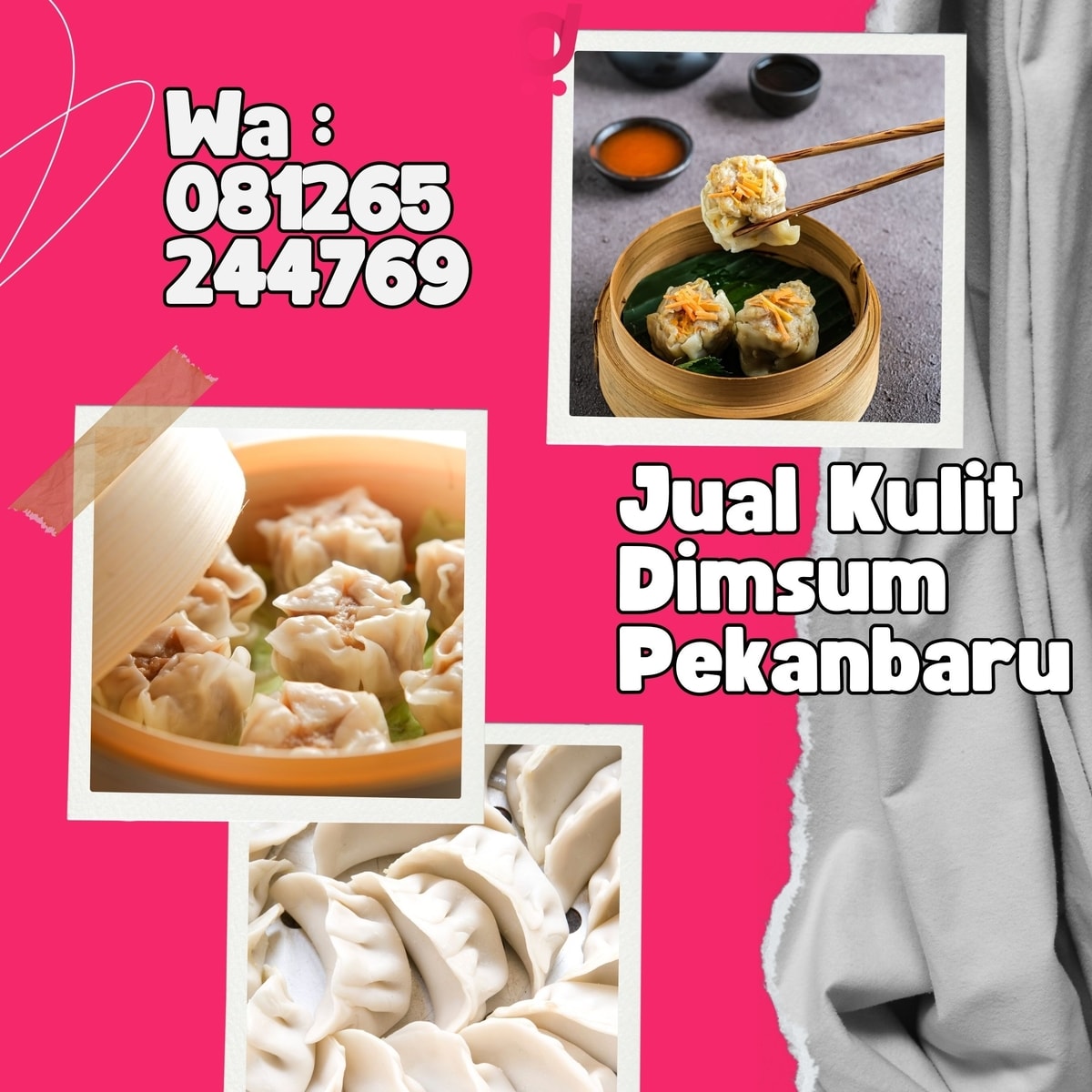 Jual Kulit Dimsum Pekanbaru