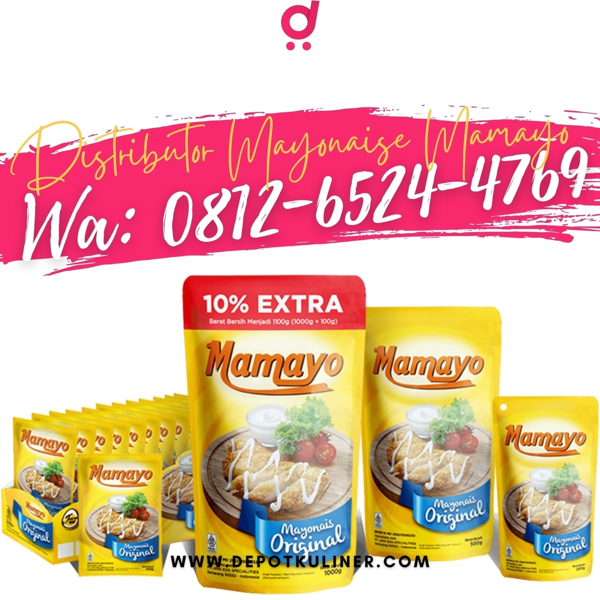 Distributor Mayonaise Mamayo PALING LAKU, WA 0812-6524-4769