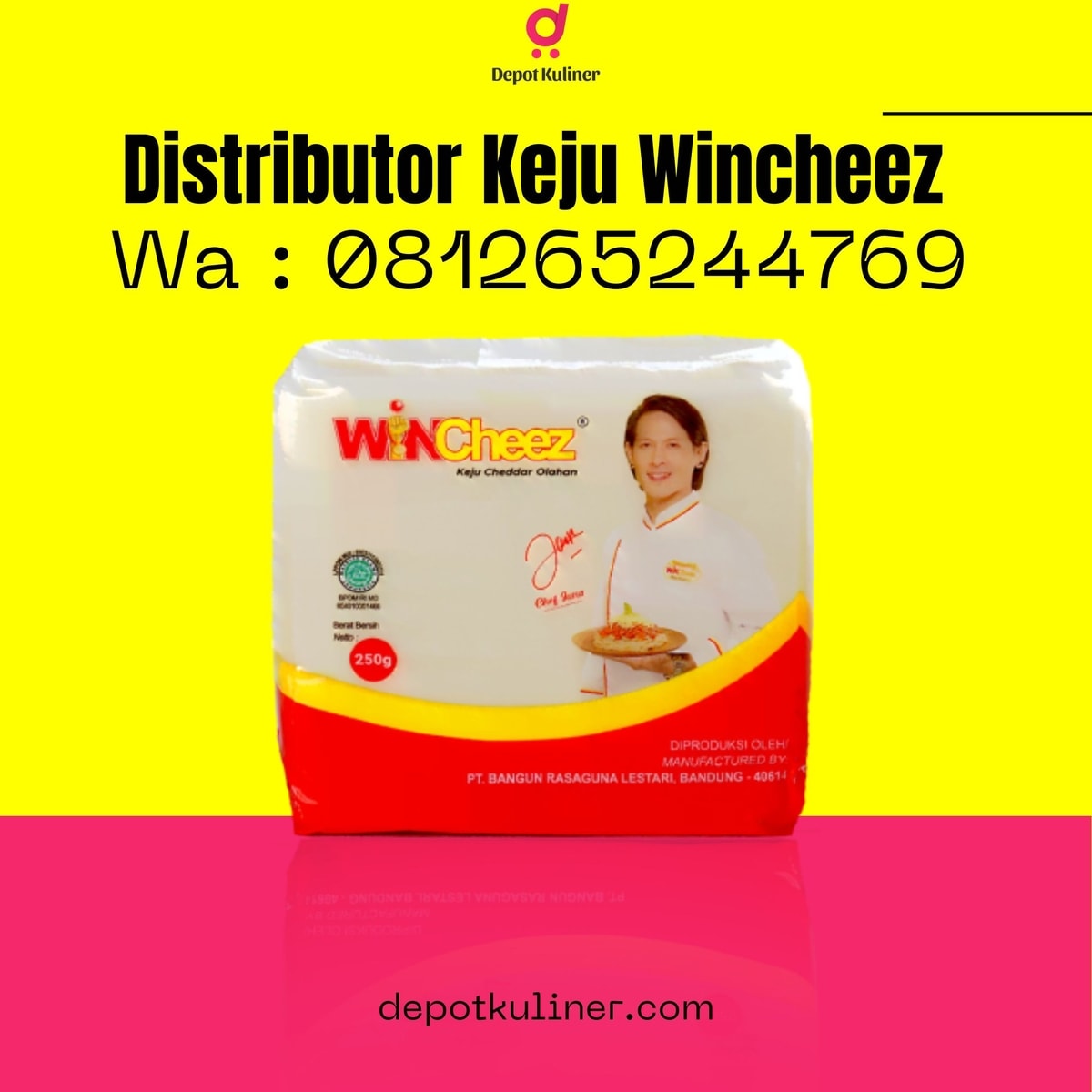 KUALITAS TERBAIK, Tlp 0812-6524-4769 Distributor Keju Wincheez