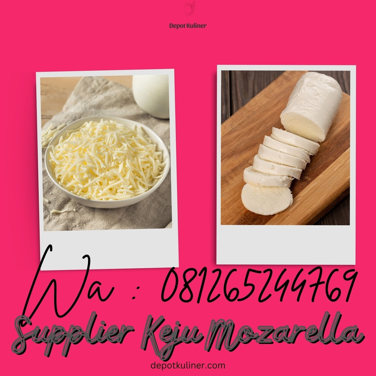 HARGA HEMAT, Tlp 0812-6524-4769 Supplier Keju Mozarella