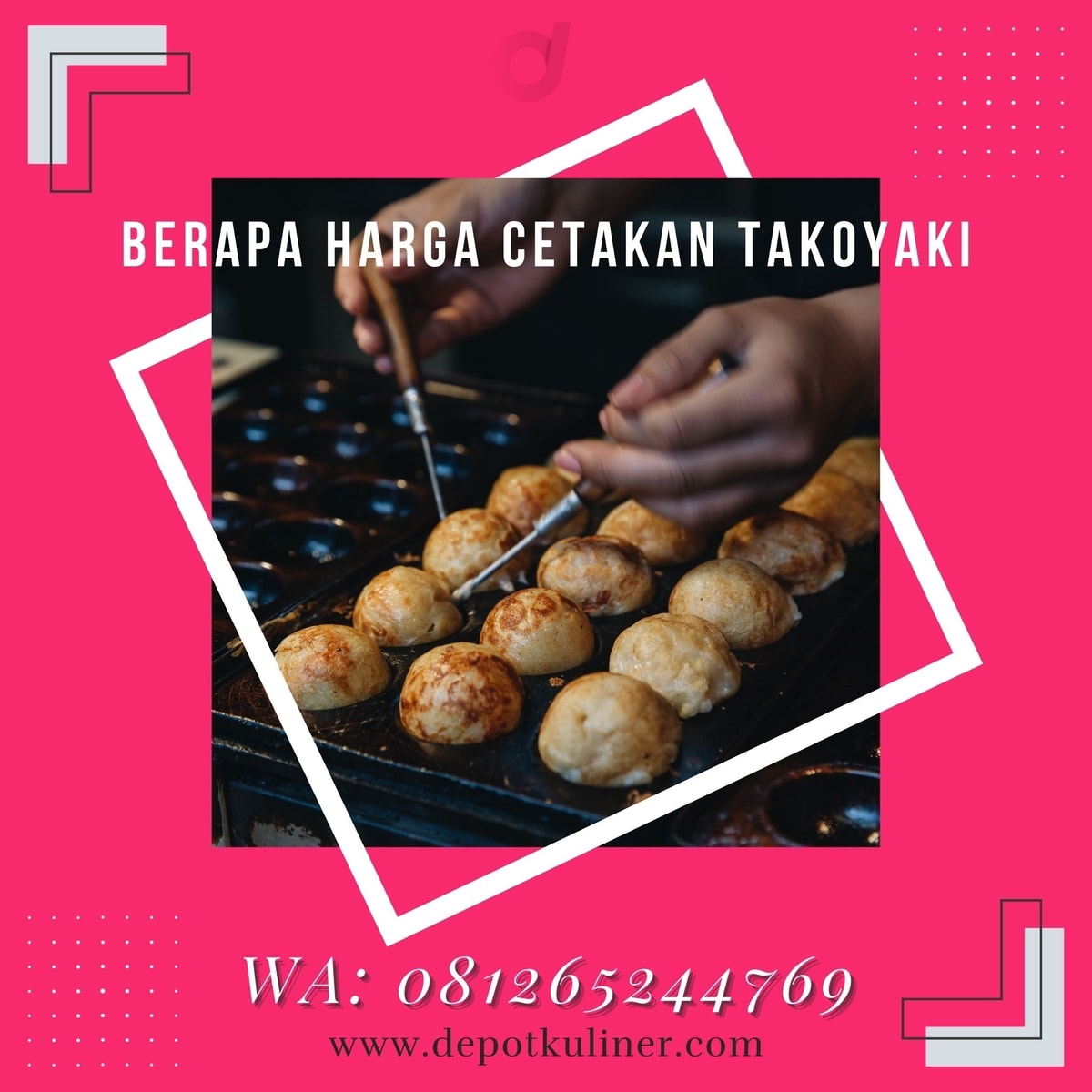 Berapa Harga Cetakan Takoyaki GROSIR LANGSUNG, WA 0812-6524-4769