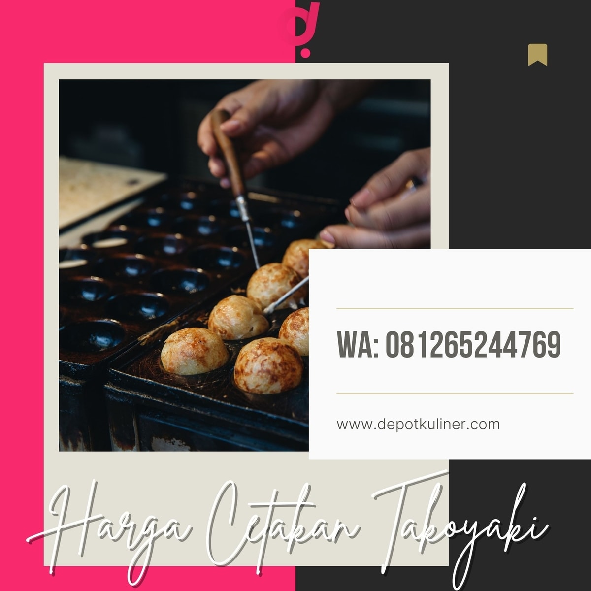 Harga Cetakan Takoyaki TERMURAH, 081265244769