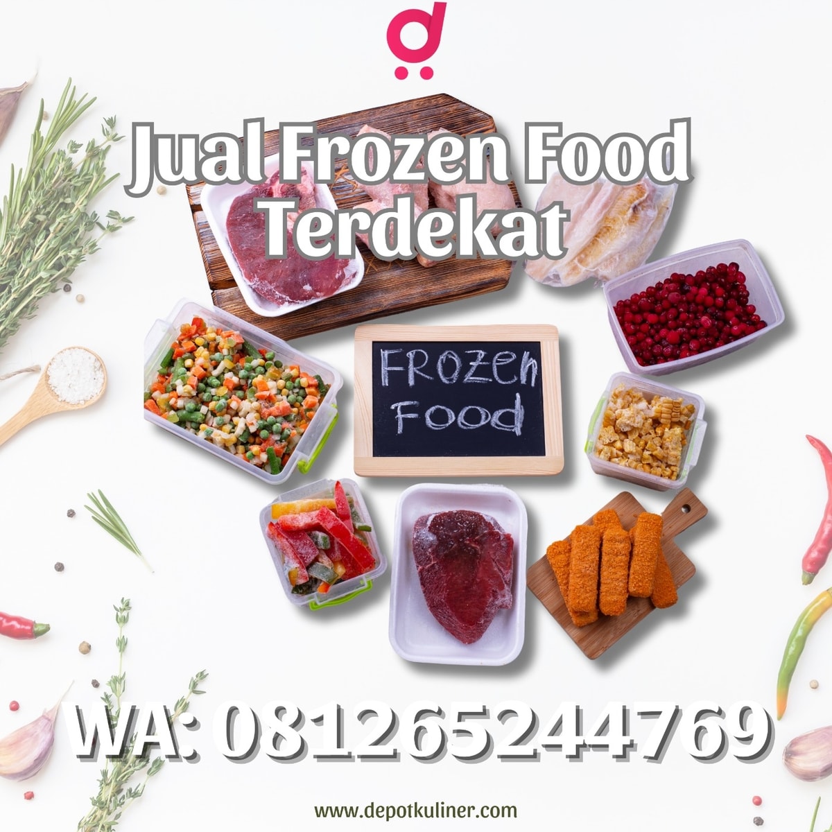 Jual Frozen Food Terdekat HARGA GROSIR, WA 0812-6524-4769