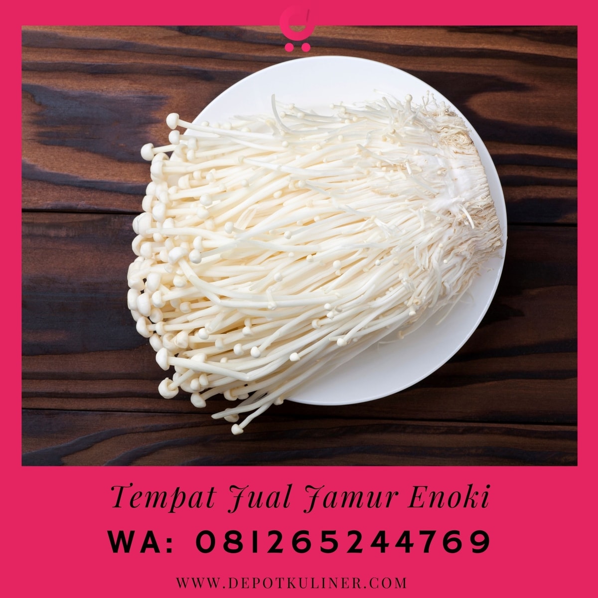 Tempat Jual Jamur Enoki HARGA DISTRIBUTOR, 081265244769