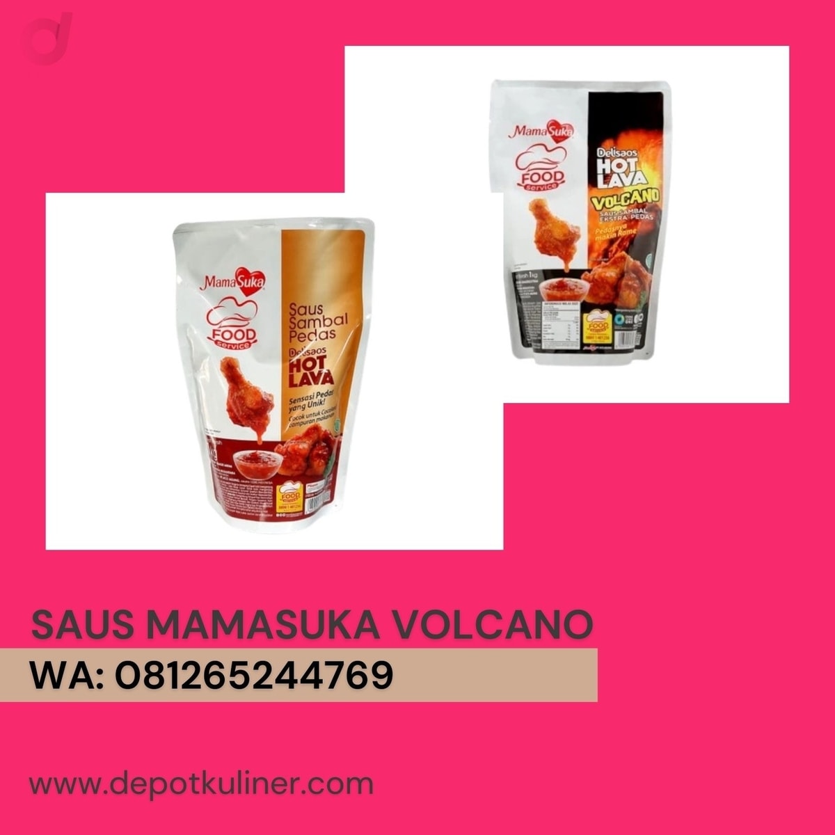 PALING LAKU, (0812.6524.4769) Saus Mamasuka Volcano