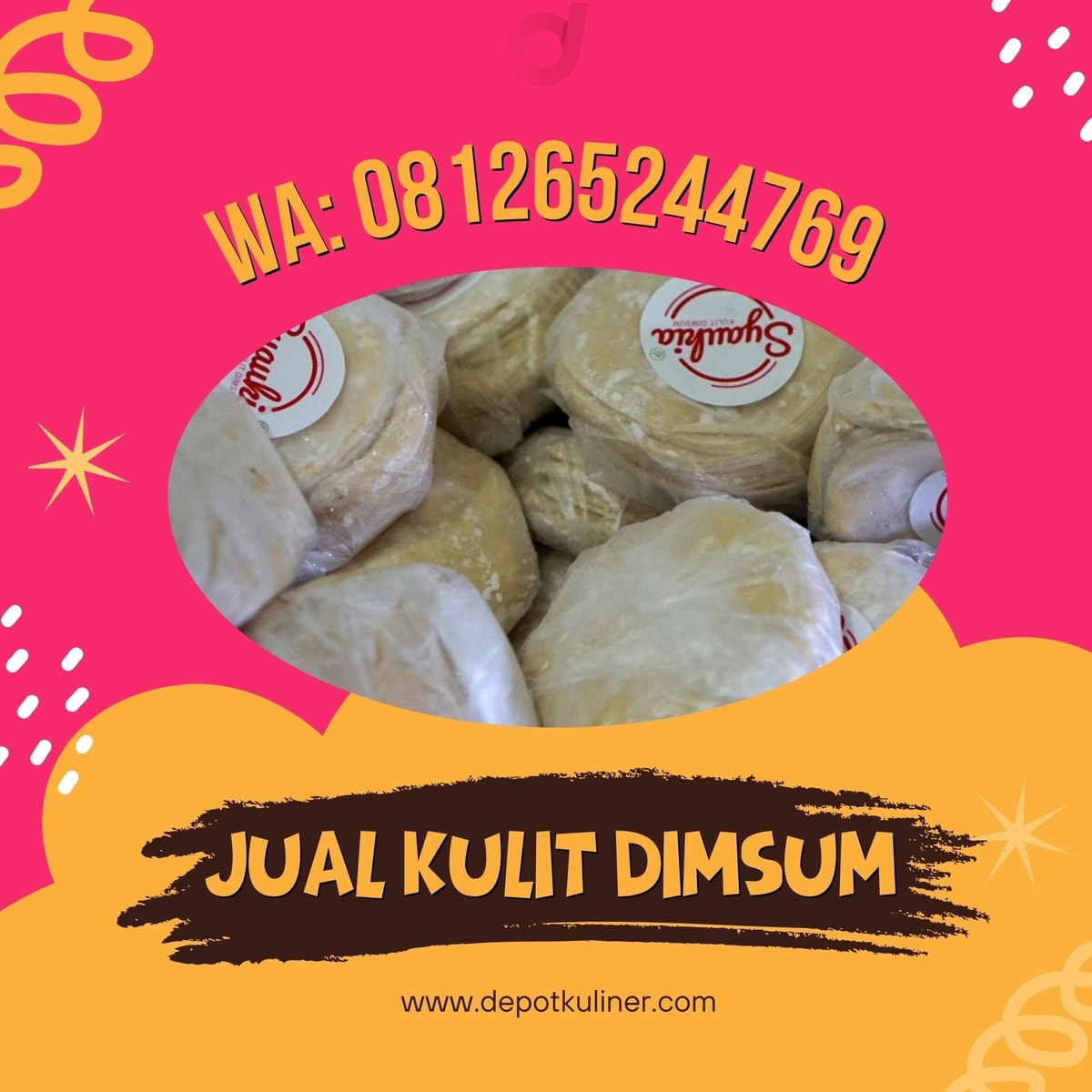 Jual Kulit Dimsum LAKU KERAS, Hub: 0812-6524-4769