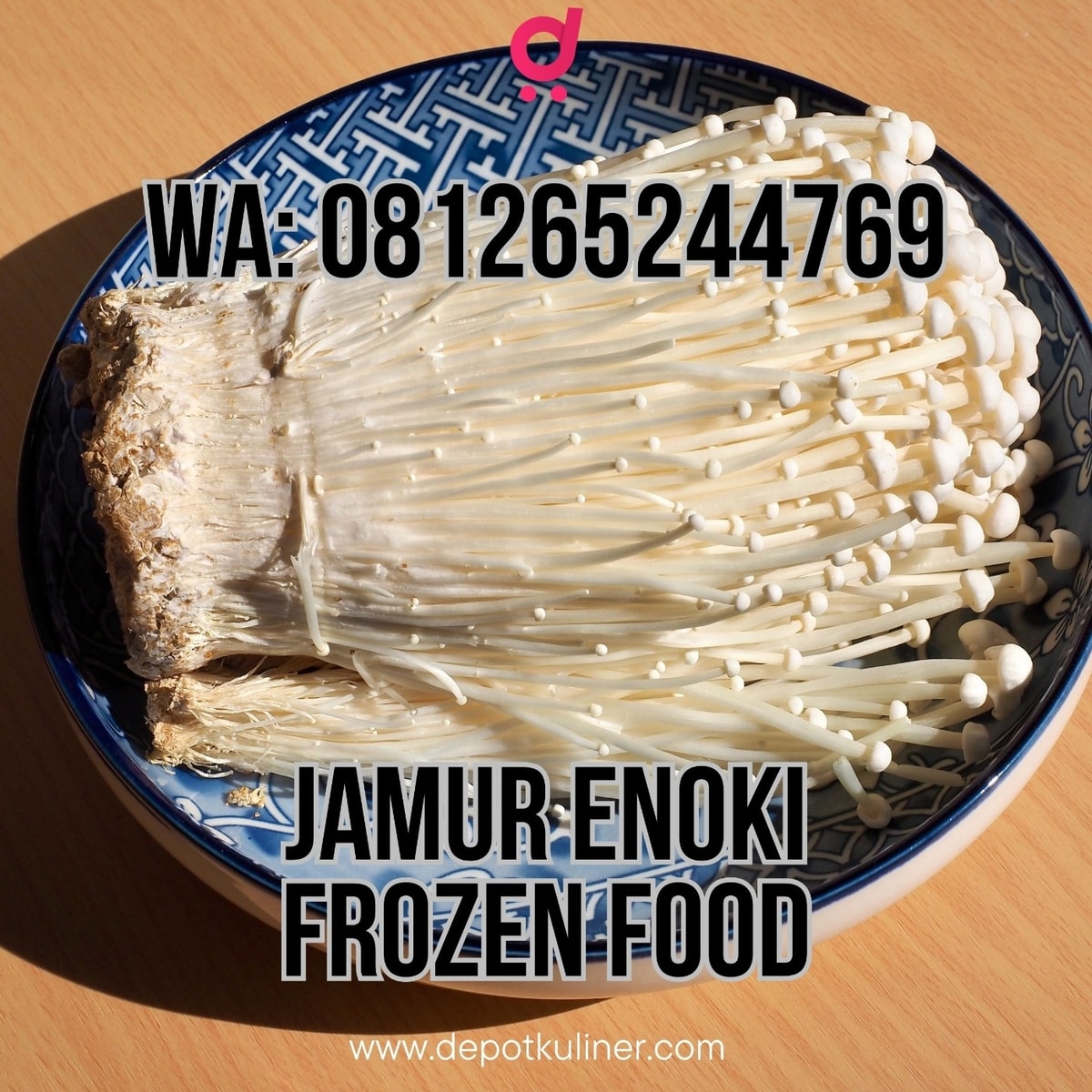 HARGA GROSIR, 0812-6524-4769 Jamur Enoki Frozen Food