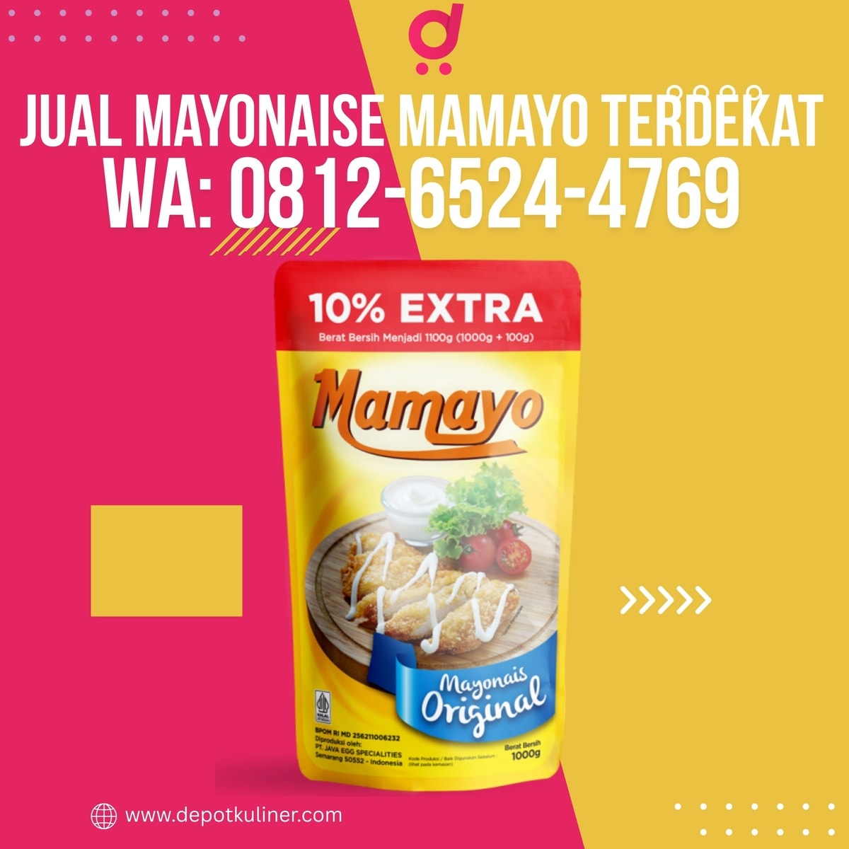 Jual Mayonaise Mamayo Terdekat - Distribusi Pulau Sumatera