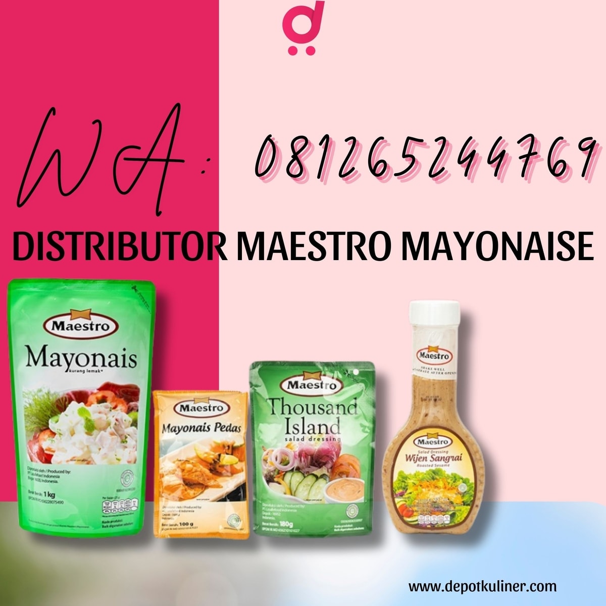 Distributor Maestro Mayonaise PROMO TERBESAR, (0812-6524-4769)