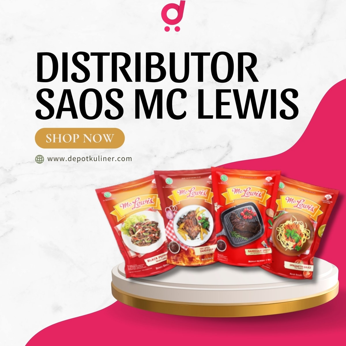 Distributor Saus Mc Lewis LARIS MANIS, Hub: 0812-6524-4769