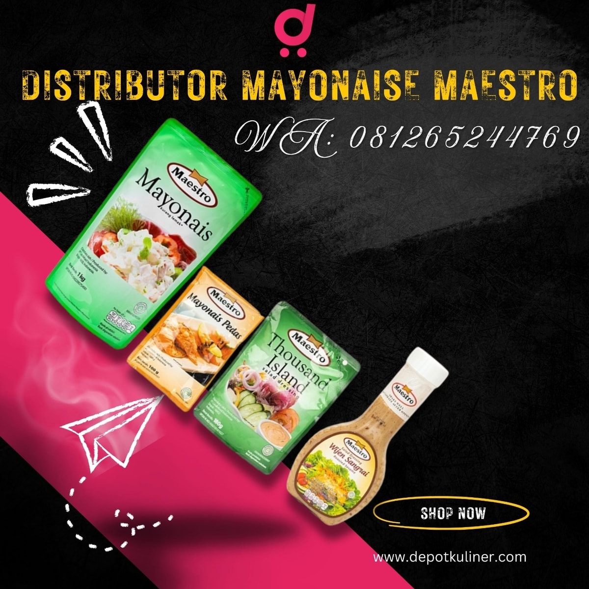 HARGA HEMAT, 0812-6524-4769 Distributor Mayonaise Maestro