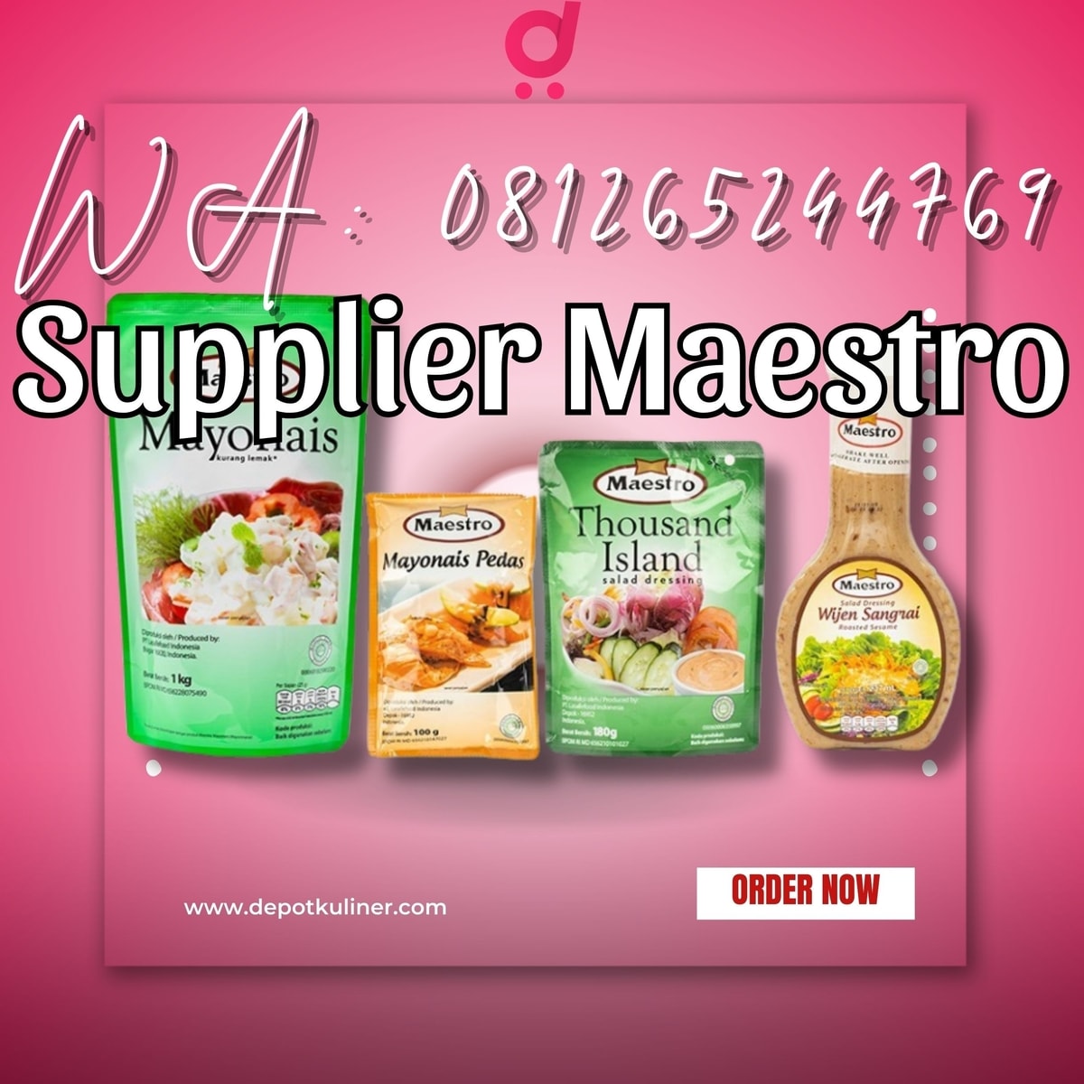 HARGA GROSIR, (0812.6524.4769) Supplier Maestro