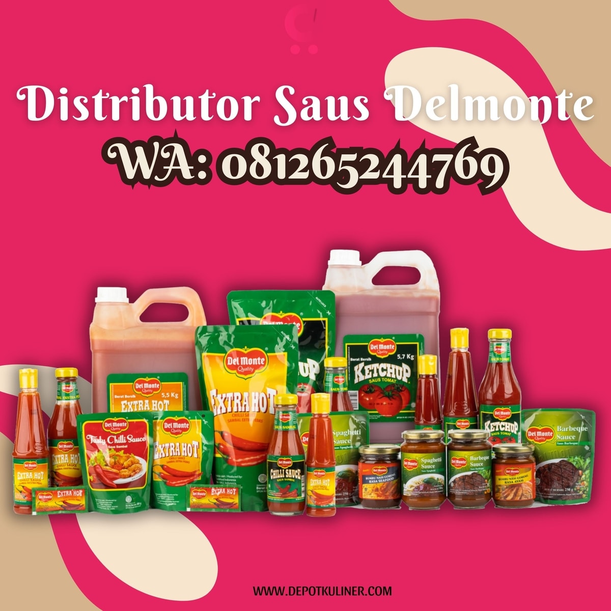 Distributor Saus Delmonte PALING LARIS, 081265244769