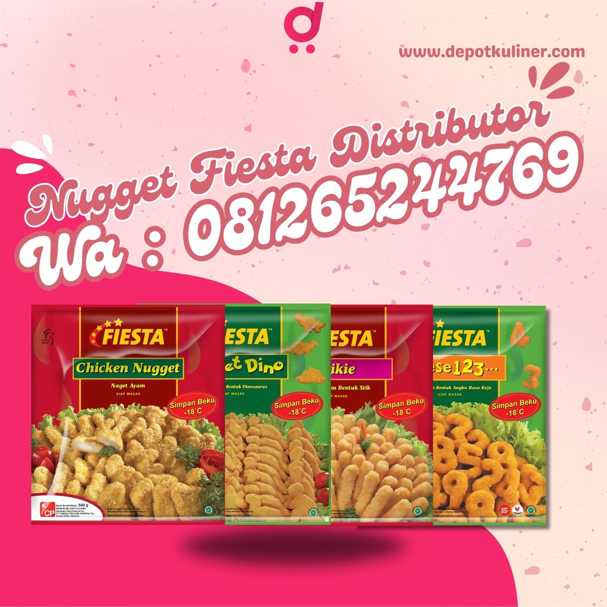 LAKU KERAS, 0812.6524.4769 Nugget Fiesta Distributor