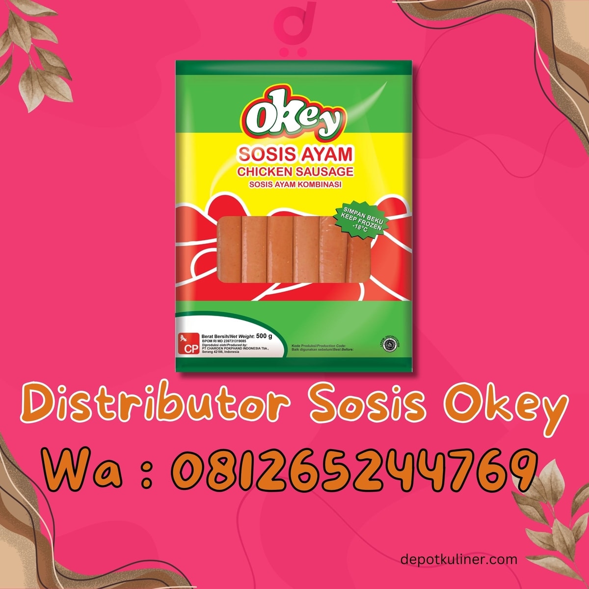 Distributor Sosis Okey PROMO TERBESAR, 081265244769