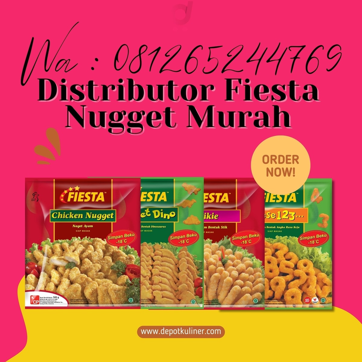 HARGA PROMOSI, (0812.6524.4769) Distributor Fiesta Nugget Murah