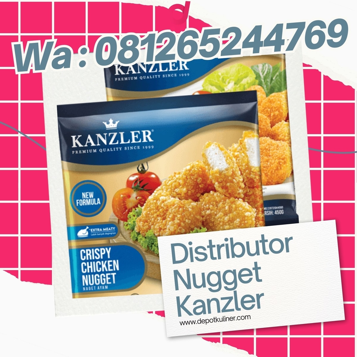 KUALITAS TERBAIK, Tlp 0812-6524-4769 Distributor Nugget Kanzler