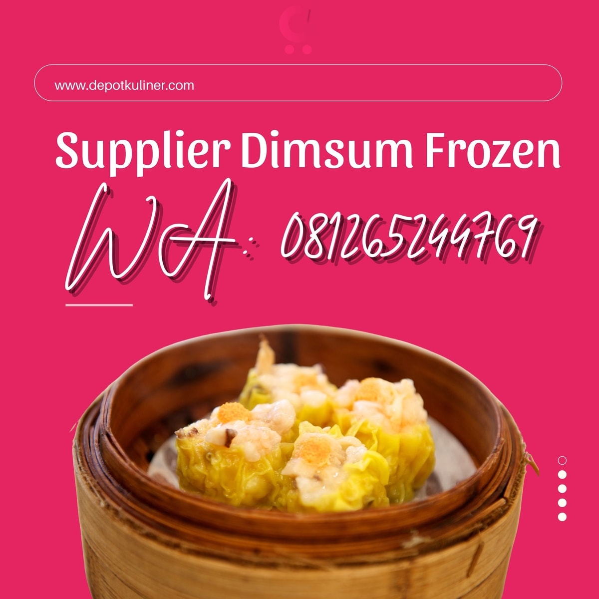 SUPPLIER MEDAN, Tlp 0812-6524-4769 Supplier Dimsum Frozen