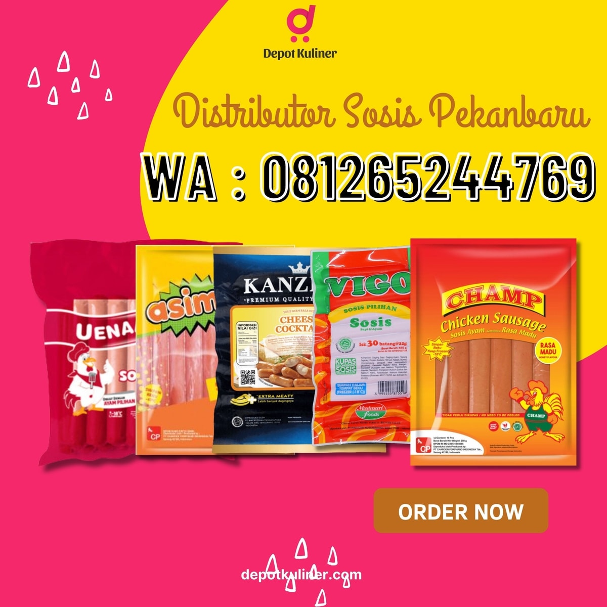 DISKON DISTRIBUTOR, 0812-6524-4769 Distributor Sosis Pekanbaru