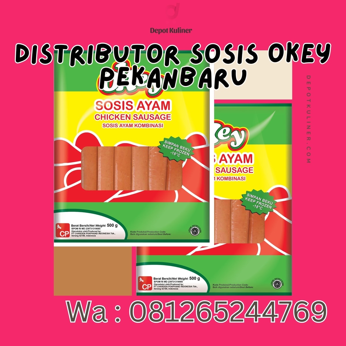 Distributor Sosis Okey Pekanbaru HARGA TERBAIK, (0812-6524-4769)