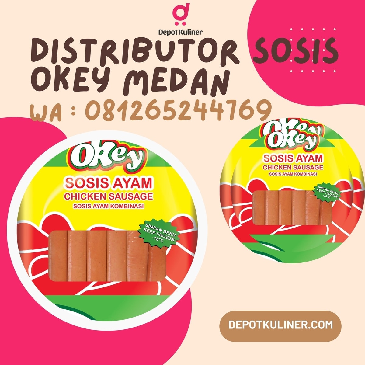 Distributor Sosis Okey Medan HARGA SPESIAL, (0812-6524-4769)