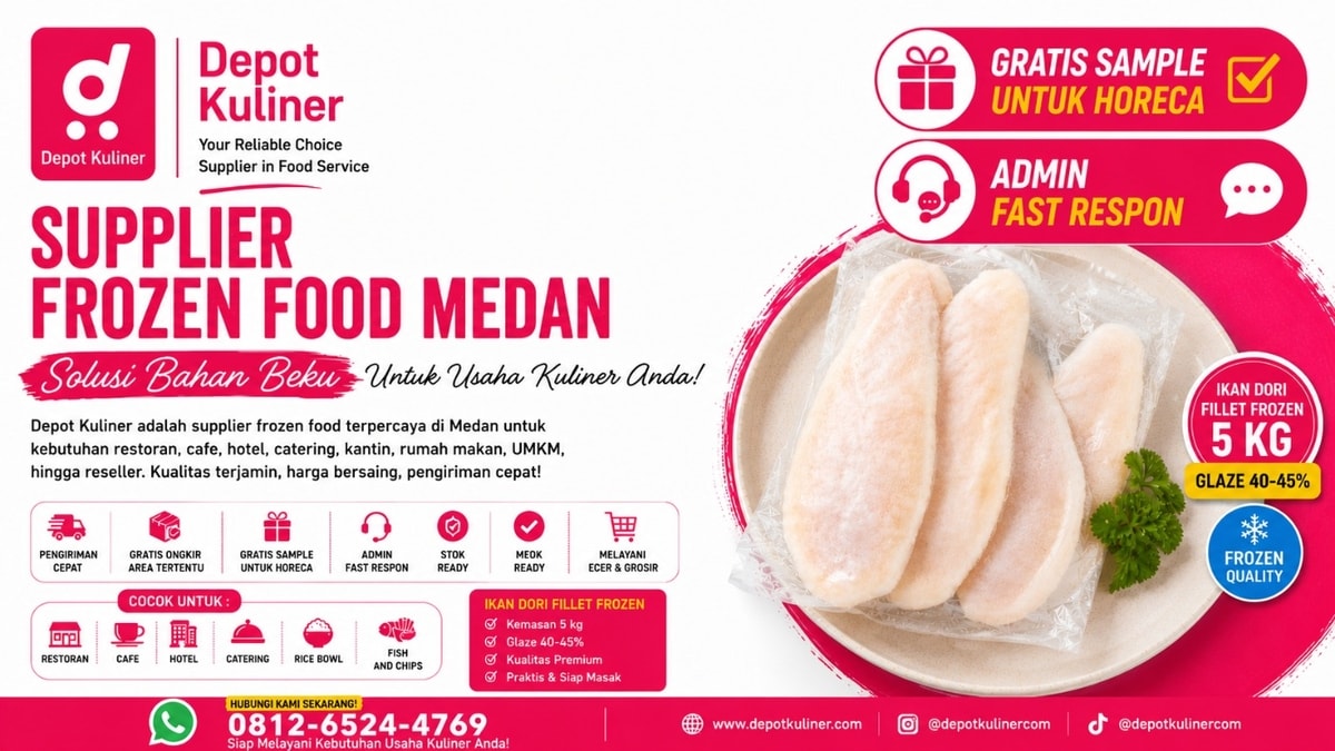 STOK CEPAT HABIS, WA: 0812-6524-4769 Supplier Frozen Food Medan