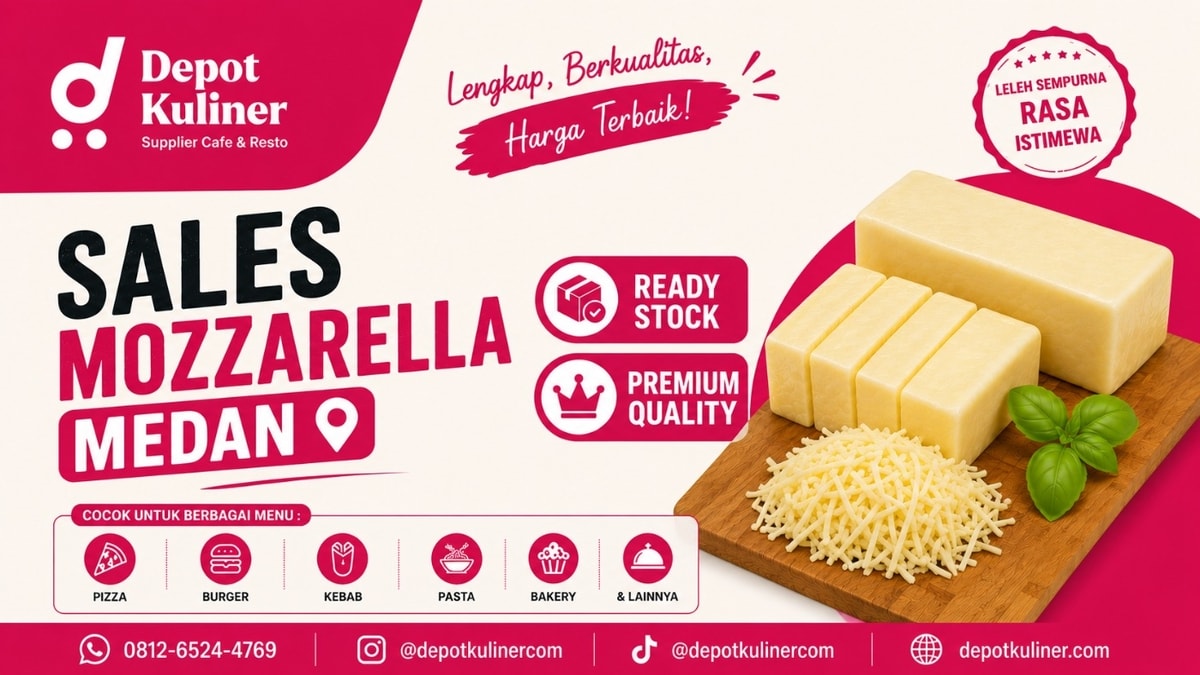 HARGA LANGSUNG DISTRIBUTOR, WA: 0812-6524-4769 Sales Mozzarella Medan