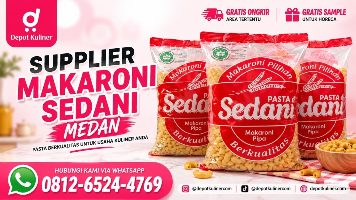 SUPER HEMAT, WA: 0812-6524-4769, Supplier Makaroni Sedani Medan