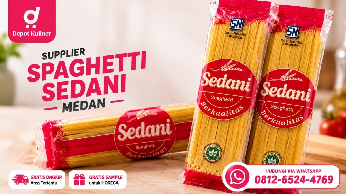 HARGA SPESIAL, WA: 0812-6524-4769, Supplier Spaghetti Sedani Medan
