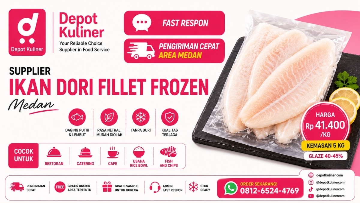 PALING LARIS, WA: 0812-6524-4769 Supplier Ikan Dori Medan