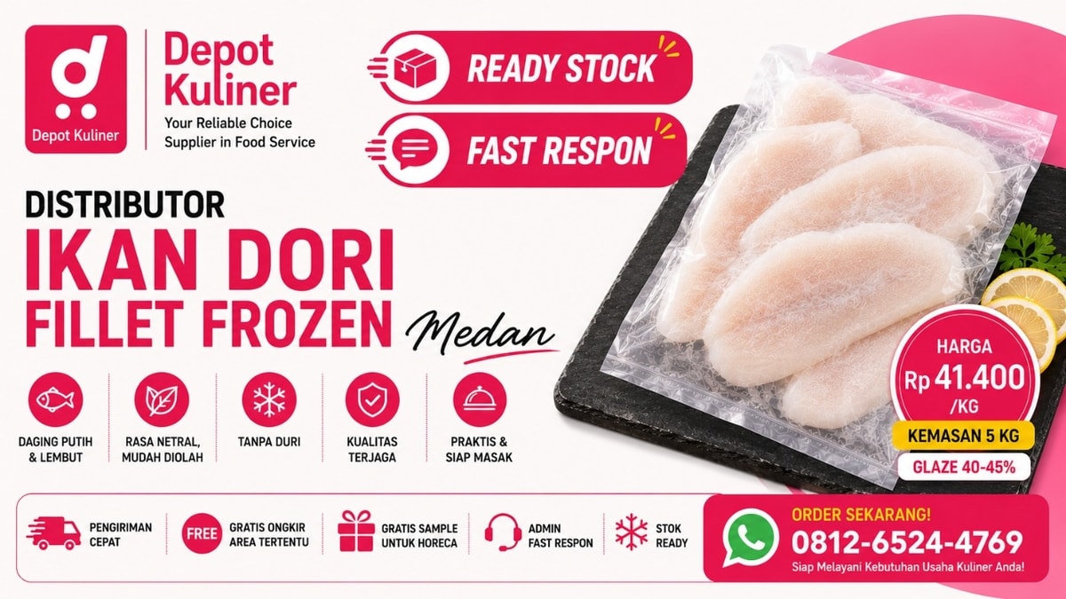 SIAP ANTAR, WA: 0812-6524-4769 Distributor Ikan Dori Medan