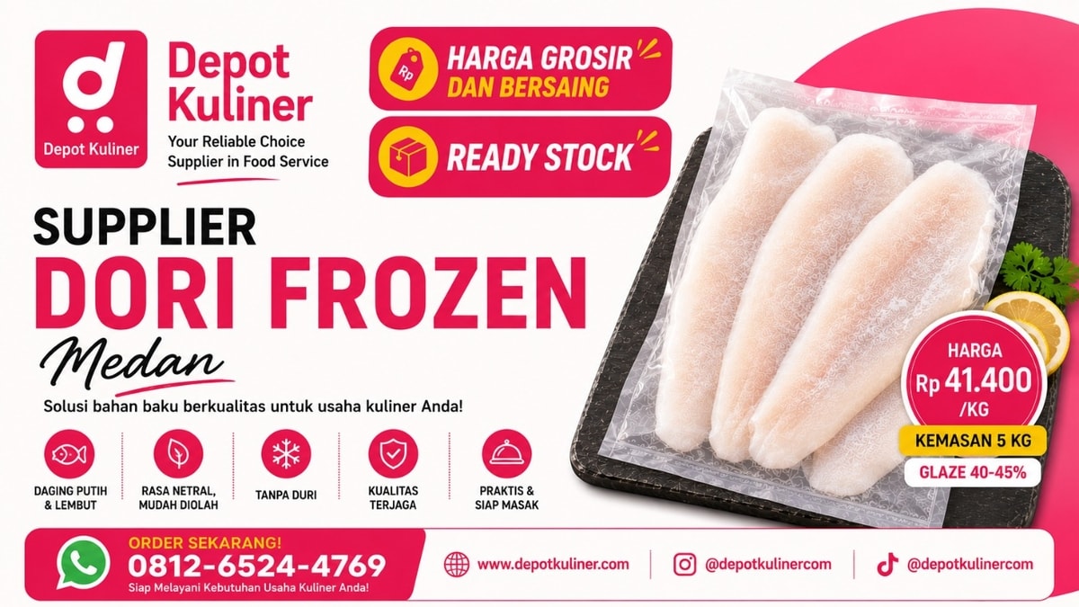 SIAP KIRIM HARI INI, WA: 0812-6524-4769 Supplier Dori Frozen Medan