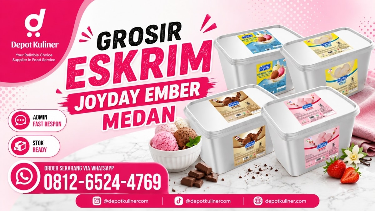 READY STOCK, WA: 0812-6524-4769, Grosir Eskrim Joyday Ember Medan