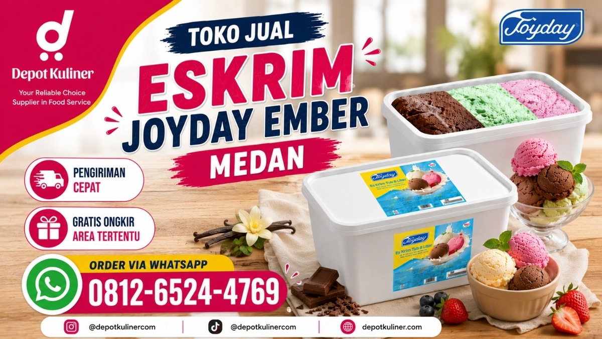 SUPER HEMAT, WA: 0812-6524-4769, Toko Jual Eskrim Joyday Ember Medan